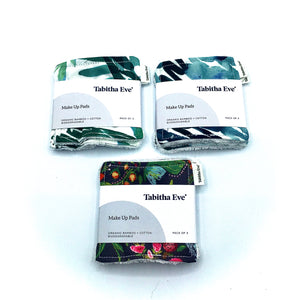 Organic Bamboo & Cotton Make Up Pads 3 pack - Tabitha Eve