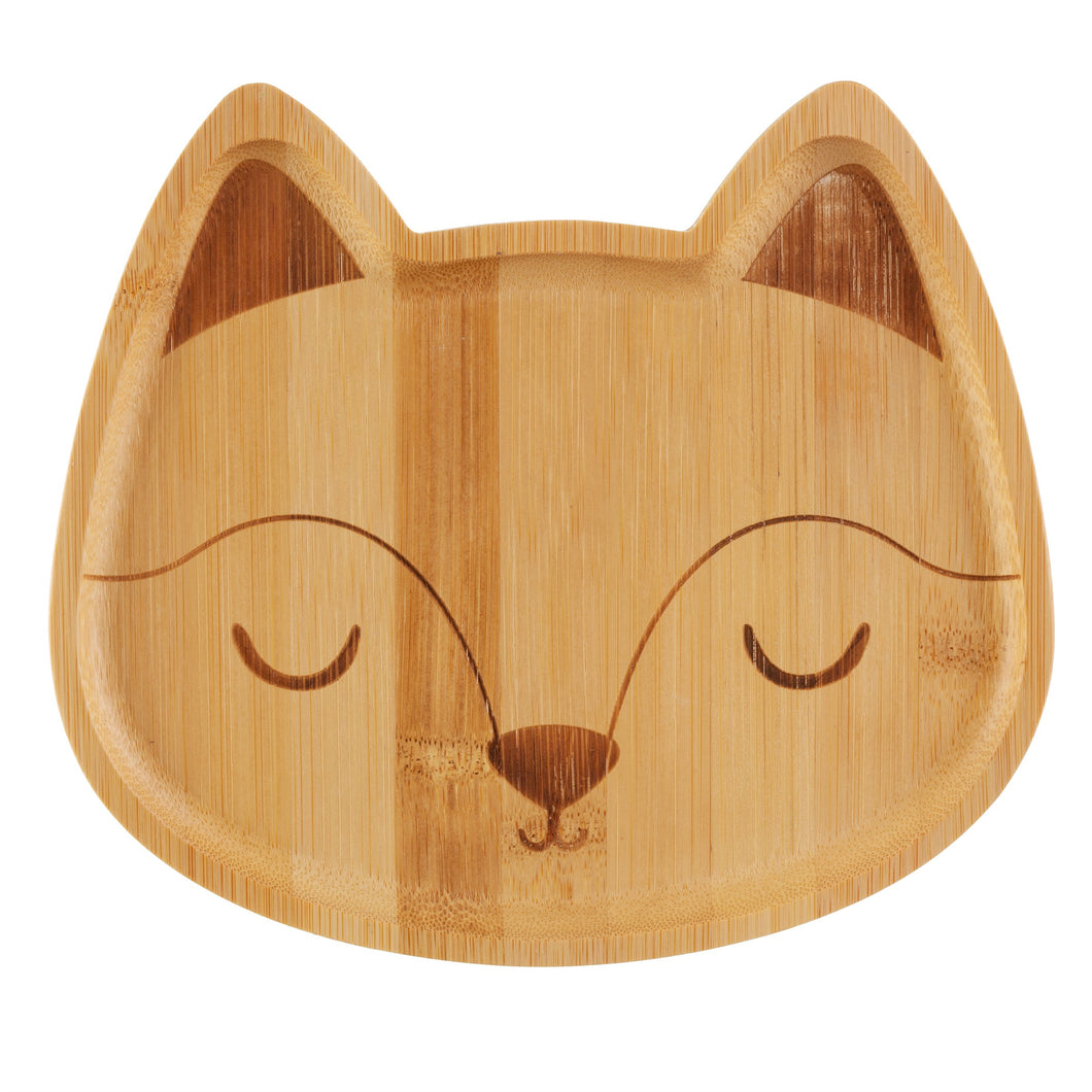 Woodland Fox Bamboo Plate - Sass & Belle