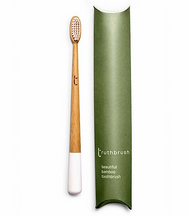 Load image into Gallery viewer, Bamboo Toothbrush with Plant Based Bristles - Truthbrush
