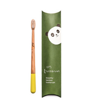 Load image into Gallery viewer, KIDS Bamboo Tiny Toothbrush with Plant Based Bristles - Truthbrush
