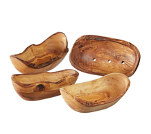 Load image into Gallery viewer, Olive wood Soap Dish

