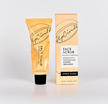 Load image into Gallery viewer, Face Scrub, Coffee and Herbal Blend 100ml - Upcircle
