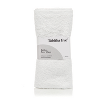 Load image into Gallery viewer, Organic Bamboo Terry Wipes 5 Pack - Tabitha Eve
