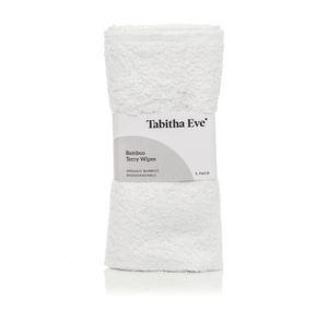 Organic Bamboo Terry Wipes 5 Pack - Tabitha Eve