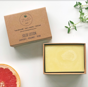 Citrus Solid Lotion Bar - Zero Waste Path