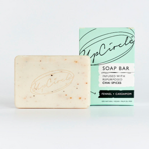 Organic Fennel & Cardamon Chai Soap Bar 100g - Upcircle