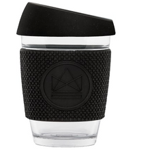 Load image into Gallery viewer, Reusable Glass Coffee Cup - 12oz - Different colours available
