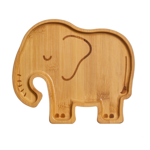 Elephant Bamboo Plate - Sass & Belle