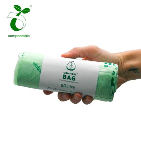 Compostable Bin Liners - 50 Litre (25 Bags)