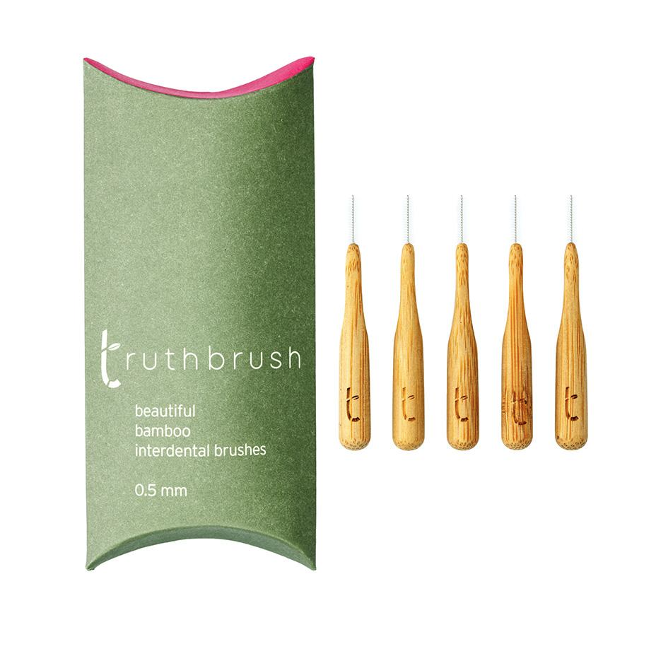 Bamboo Interdental Brushes 5 Pack 0.4mm - Truthbrush