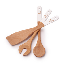 Load image into Gallery viewer, Eco Living Wooden Kitchen Servers Set
