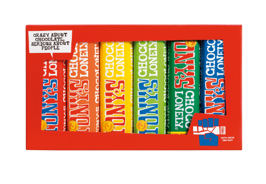 Tony's Chocolonely Small Bar Tasting Pack 6 x 50g