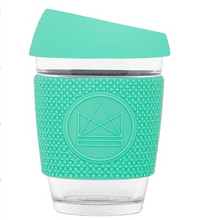 Load image into Gallery viewer, Reusable Glass Coffee Cup - 12oz - Different colours available
